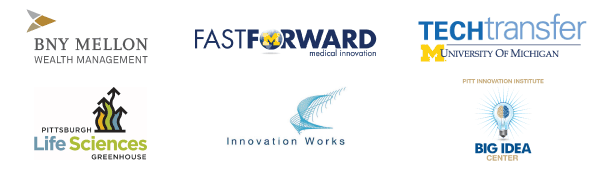 Additional Sponsors of the Startup Roadshow: BNY Mellon Wealth Management, Fast Forward Medical Innovation, University of Michigan Tech Transfer, Pittsburgh Life Sciences Greenhouse, Innovation Works, Big Idea Center