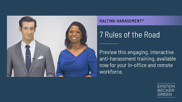 Halting Harassment: 7 Rules of the Road