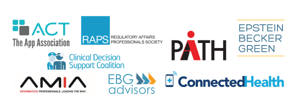 Sponsors of the Startup Roadshow: ACT - The App Association, Clinical Decision Support Coalition, AMIA (American Medical Informatics Association), EBG Advisors, Epstein Becker Green, PATH (Partnership for Artificial Intelligence and Automation in Healthcare), RAPS (Regulatory Affairs Professionals Society)