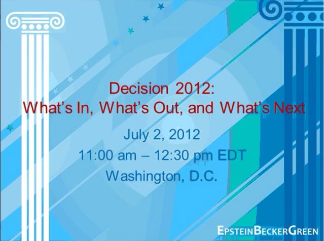 Supreme Court Decision 2012