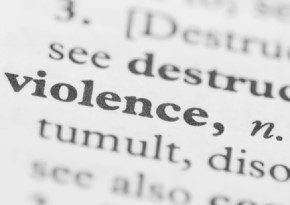 Image of the word Violence