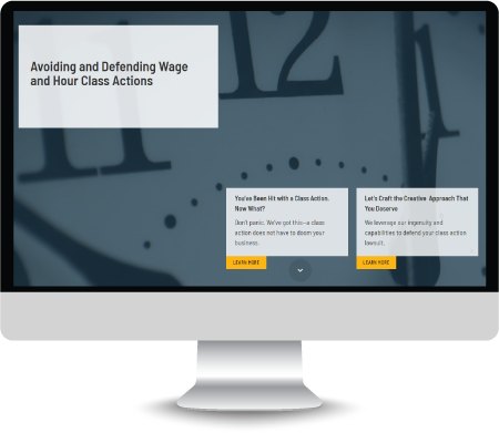 Graphic feature displaying: Best Practices in Avoiding and Defending Wage and Hour Class Actions
